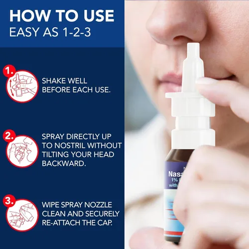 Vista 4 de NOVEHA Spray Nasal - 1% Povidona Yodada, con Xilitol, Vitamina D3, Aloe Vera - Limpiador Nasal (Pack de 2)