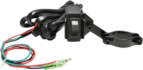 Vista 8 de Superwinch 1130220 LT3000ATV 12 VDC, cabrestante 1,360kg con guía de rodillo, placa de montaje, interruptor basculante en el manillar y control