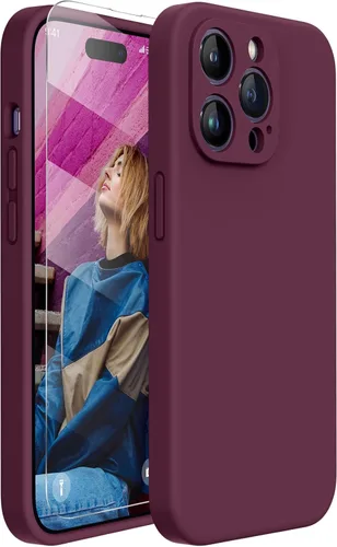 Vista 358 de Miracase Funda ultradelgada diseñada para iPhone SE 2022 (3ª generación)/iPhone SE 2020 (2ª generación)/iPhone 7/iPhone 8 con protector de pantalla
