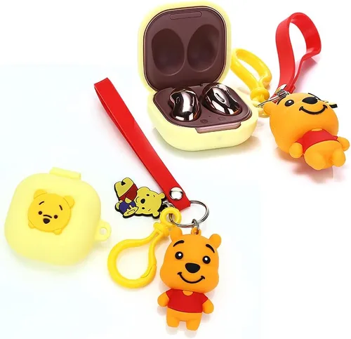 Vista 6 de Funda para Samsung Galaxy Buds FE(2023) / Buds2 Pro (2022) / Buds 2 (2021) / Buds Pro (2021) / Buds Live (2020) auriculares con cordón para muñeca