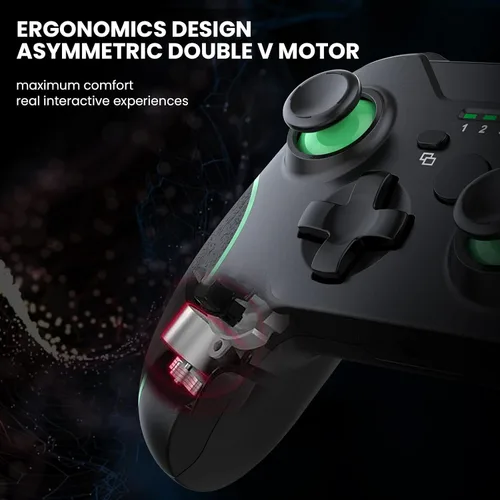 Vista 5 de YCCSKY Controlador de PC con cable para juegos, controlador de juego para Windows 781011 con enchufe para auriculares de 0.138 in, función turbo