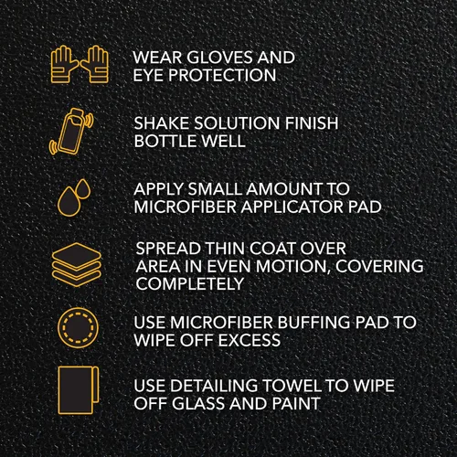 Vista 5 de Solución acabado, plástico negro y restaurador de vinilo, uso para coche y Camión.