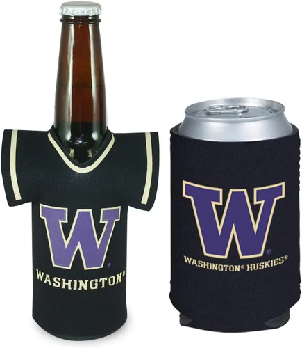 Vista 124 de College Team Color Logo Can & Bottle Holder Insulator Beverage Cooler Set