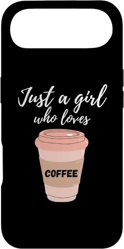 Vista 27 de Just A Girl Who Loves Coffee Funny Java Lover Design Cute Case for iPhone 16