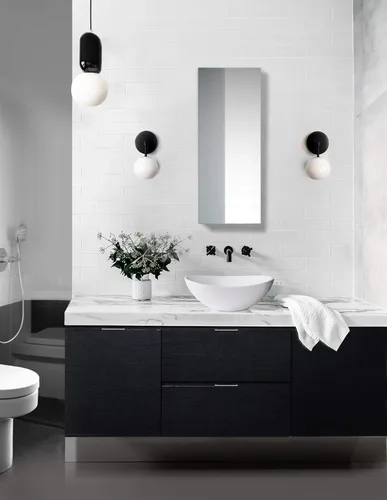 Vista 7 de Krugg Botiquín Montaje en superficie o empotrado Bisagra Blum de cierre suave de 170 grados (12 x 30 pulgadas)