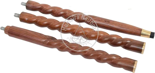 Vista 7 de Bastón de inspiración antigua con mango de cabeza de león de latón macizo, bastón de madera hecho a mano para hombres y mujeres