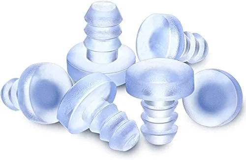 Vista 6 de Weewooday 100 piezas de parachoques de vidrio para mesa, parachoques de tallo suave, anticolisión, parachoques de goma incrustado para puerta