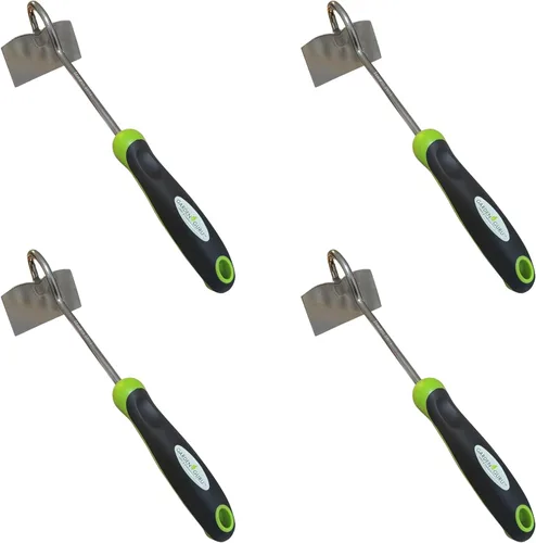 Vista 7 de Garden Guru - Herramienta cultivadora de azada de mano, acero inoxidable para una máxima resistencia, resistente a la corrosión, mango ergonómico