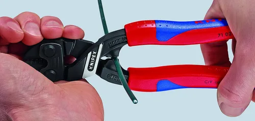 Vista 3 de Knipex 7102200 pinza de tornillos, palanca de acción, de cómodo agarre, 8 pulgadas