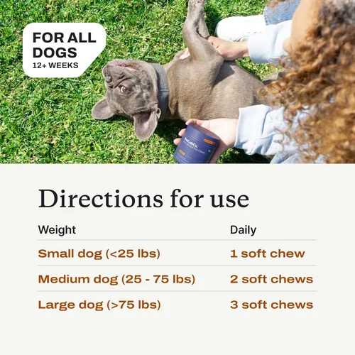 Vista 6 de PetLab Co. Itch Relief Chew Pro - Masticables para aliviar la picazón para perros, suplemento de omega 3 para la picazón, repleto de ácidos grasos