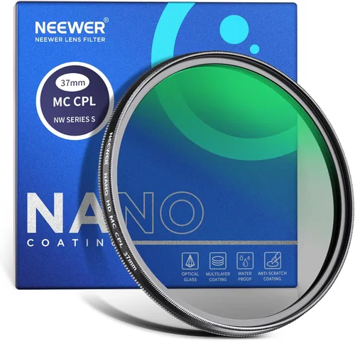 Vista 12 de NEEWER Filtro polarizador circular MC CPL de 1.693 in con nano multiresistente 24 capas con vidrio óptico HD para lentes, reduce