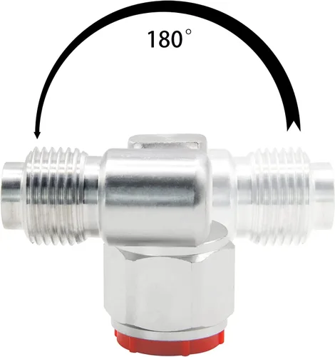 Vista 3 de 2 unids 235486 7/8 pulgadas rosca junta giratoria se adapta a pistola pulverizadora de pintura sin aire
