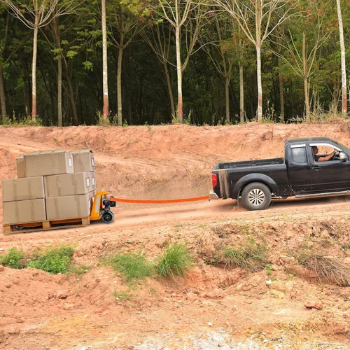 Vista 6 de Correas de remolque ATV SUV para automóvil con ganchos 15000lb Bucle 30 pies 2" x 30' 2 Pulgadas x 30 Pies. Kit de cuerda de remolque