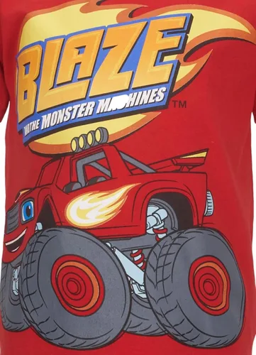 Vista 2 de Nickelodeon Blaze and The Monster Machines - Camisetas de manga corta (2 unidades)