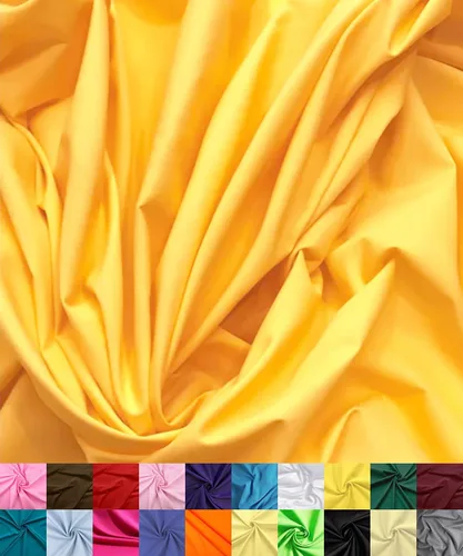 Vista 44 de Barcelonetta Tela de polialgodón para coser Tela de paño por yarda Rollo de 60" de ancho Ligera, transpirable Forro, textil