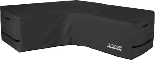 Vista 24 de ULTCOVER Funda impermeable para sofá de patio en forma de L y orientación derecha, para muebles modulares de 6 plazas, 110 pulgadas de ancho