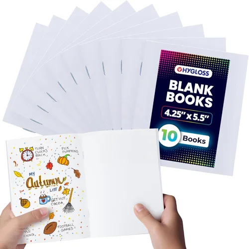 Vista 15 de Hygloss Products Inc., HYG77640. Mini libros luminosos, paquete de 10 unidades de colores varios