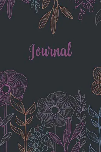 Journal Black Paper for Gel Pens Small notebook with blank lined pages, perfect for teens who love writing with gel pens and metallic pens!