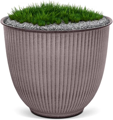 Vista 10 de Maceta decorativa Avondale de la colección clásica Ironstone de Headwind Robert Allen, Autumn Blaze, 10 pulgadas