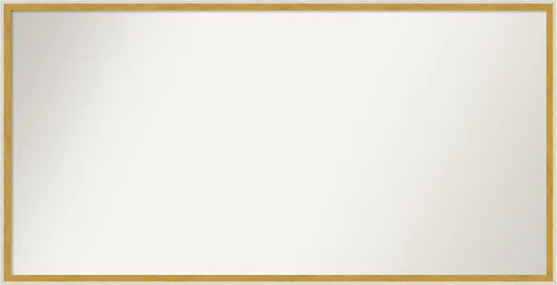 Vista 255 de Amanti Art Espejo de baño blanco para sobre el fregadero, 22 x 45 pulgadas, espejo de tocador rectangular blanco Lucie, marco de madera moderno