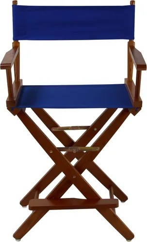 Vista 111 de American Trails Silla de director extra ancha de 18.0 in, marco negro con lona negra premium