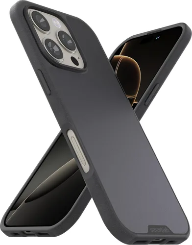 Vista 71 de Smartish® - Funda magnética para iPhone 15, Gripmunk compatible con MagSafe [ligera + protectora], funda de agarre delgada con forro de microfibra