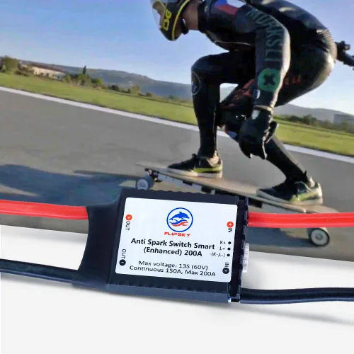 Vista 2 de Interruptor antiestacionamiento, versión mejorada inteligente para monopatín eléctrico/ebike/scooter/robots ESC interruptor automático