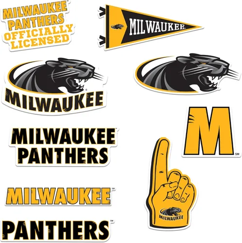 Vista 61 de American University Paquete Variado de 10 Calcomanías Grandes de Vinilo de Lujo - Laptop, Botella de Agua, Scrapbooking, Tableta, Monopatín