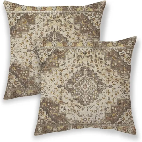 Vista 34 de BETGINY Fundas de almohada boho 12x20, almohadas decorativas al aire libre de diseño étnico azul y blanco para sofá, funda de cojín