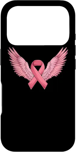 Vista 30 de Pink Ribbon Wings Breast Cancer Awareness Case for iPhone 17
