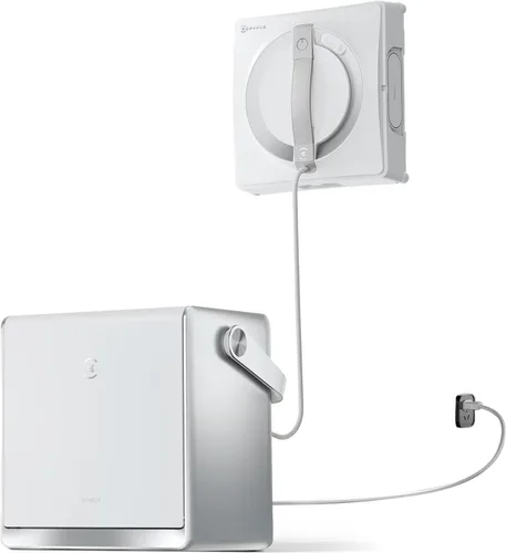 ECOVACS WINBOT W2 PRO Omni - Robot portátil de limpieza de ventanas con estación multifuncional, carga mientras trabaja, limpieza inteligente con