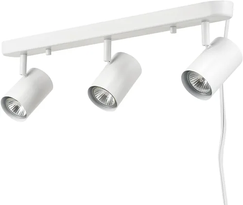 Vista 14 de GLOBE Electric 64000164 - Iluminación de riel enchufable de 17 pulgadas con 3 luces, negro mate, cable de 15 pies, interruptor basculante