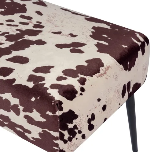 Vista 64 de DUHOME Banco otomano moderno de terciopelo, tapizado con botones, banco de pie de cama con base dorada para entrada, sala de estar, comedor