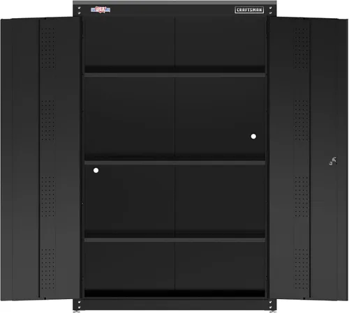 Vista 3 de CRAFTSMAN Gabinete de almacenamiento de garaje de metal, gabinete de piso, 48 pulgadas (CMST24800BK)