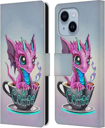 Vista 21 de Head Case Designs Officially Licensed Ruth Thompson Boba Tea Cup O Dragons Leather Wallet Case Compatible with Apple iPhone 7 Plus / 8 Plus