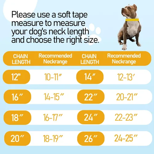 Vista 7 de BAOBOTE Collar de perro de cadena de oro de 19 mm, lujoso collar de eslabones cubanos para perros con hebilla de broche de seguridad para Pitbulls