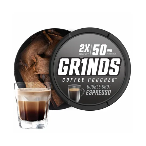 Vista 10 de Bolsas de café Grinds 3 latas de vainilla Sin tabaco, sin nicotina alternativa saludable 18 bolsas por lata