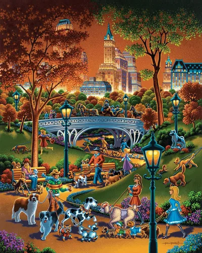 Vista 2 de Dowdle - Rompecabezas para paseadores de perros, 500 piezas