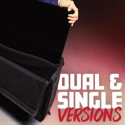 Vista 3 de Bolsa de transporte doble acolchada de nailon Gator Cases para transportar (2) pantallas LCD, monitores y televisores de entre 19" - 24