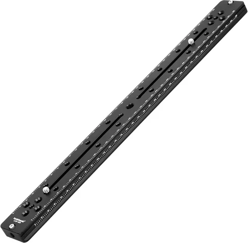 Vista 9 de koolehaoda QR-50B Abrazadera de placa de liberación rápida Adaptador de doble abrazadera compatible con Arca Swiss Plate RRS Rail Plate Nodal Slide