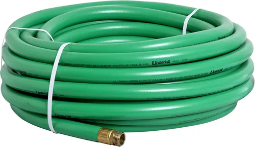 Vista 12 de Underhill UltraMax - Manguera de jardín comercial de 25 pies, resistente, antitorceduras, no conductora, 200 psi WP, 800 psi BP, H10-025G, 1 pulgada