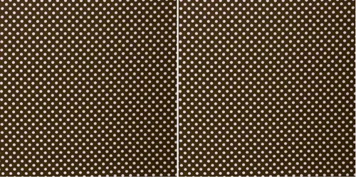 Vista 19 de Mook Fabrics Franela PRT Polka Dot, corte negro/blanco por The Yard
