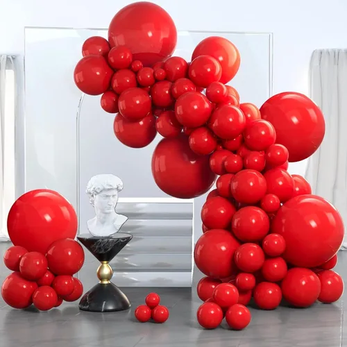 Vista 85 de PartyWoo - Globos nude de 140 piezas en diferentes tamaños de 18, 12, 10, 5 pulgadas, kit de arco de globos de color neutro y melocotón estilo boho