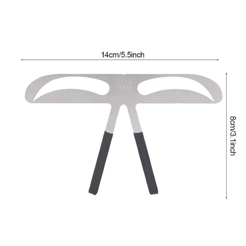 Vista 2 de Eyebrow Ruler, Professional Eyebrow Measure Balance Extension Ruler Meteor Eyebrow Shape Stencil Make Up Beuaty Accessory Tool