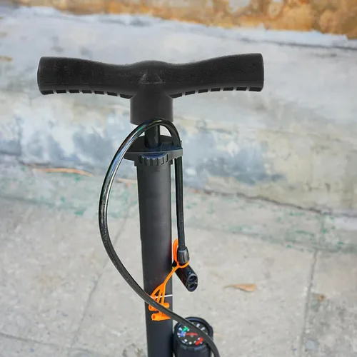 Vista 6 de Baluue Reemplazo de mango de bomba de mano con agarre ergonómico para bombas de bicicleta, bombas de piso e infladores de bolas de ejercicio, mango