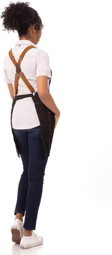 Vista 3 de Chef Works Unisex Berkeley Short Bib Apron