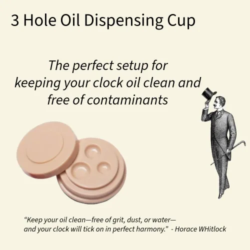 Vista 3 de Horace Whitlock's Kit de aceite de reloj: este kit viene completo para limpiar y engrasar cualquier reloj mecánico; incluye instrucciones