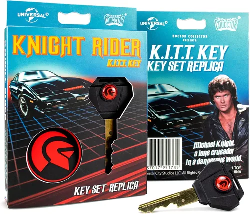 Vista 4 de Doctor Collector Knight Rider K.I.T.T - Llavero coleccionable con licencia oficial, multicolor