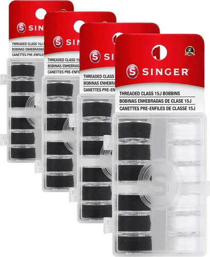 Vista 8 de SINGER Bobbins - Bobinas de plástico transparente clase 66, bobinas de repuesto para máquina de coser, bobinas de máquina de coser, accesorios