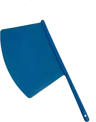Ventilador de mano BBQ - Soplador de manivela - Soplador de carbón para barbacoa - Fabricado en Estados Unidos - Azul